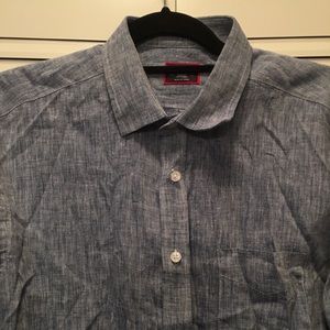 Last Price Firm UNTUCKit LG Linen Long Sleeve